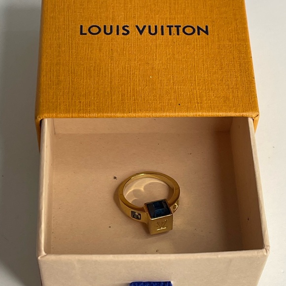 Louis Vuitton Berg Gamble Ring Size S W/ Box - Picture 8 of 8